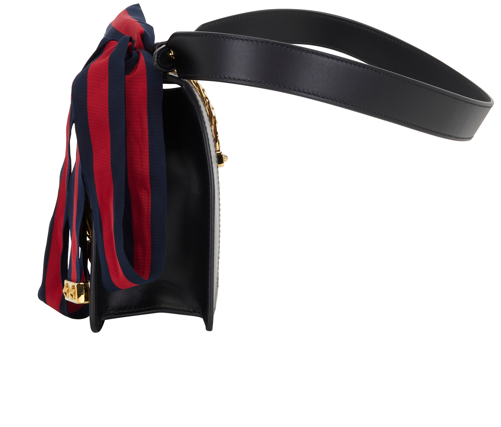 Sylvie, &pound;550, Handbags, Black, Leather, Bottom view